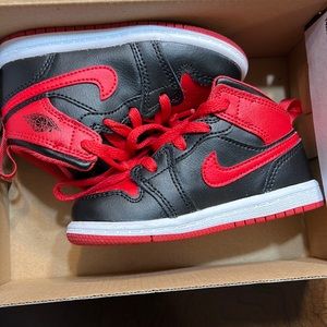 Red and Black Jordan 1s